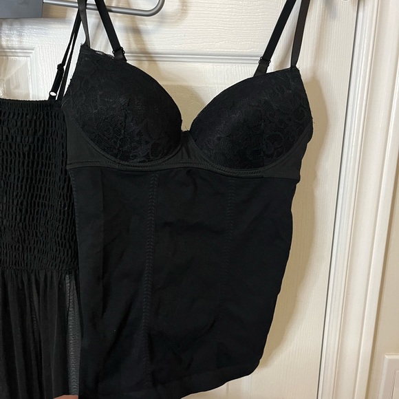 Forever 21 Sheer Dress, Bustier and Choker Size M/L - Picture 3 of 12